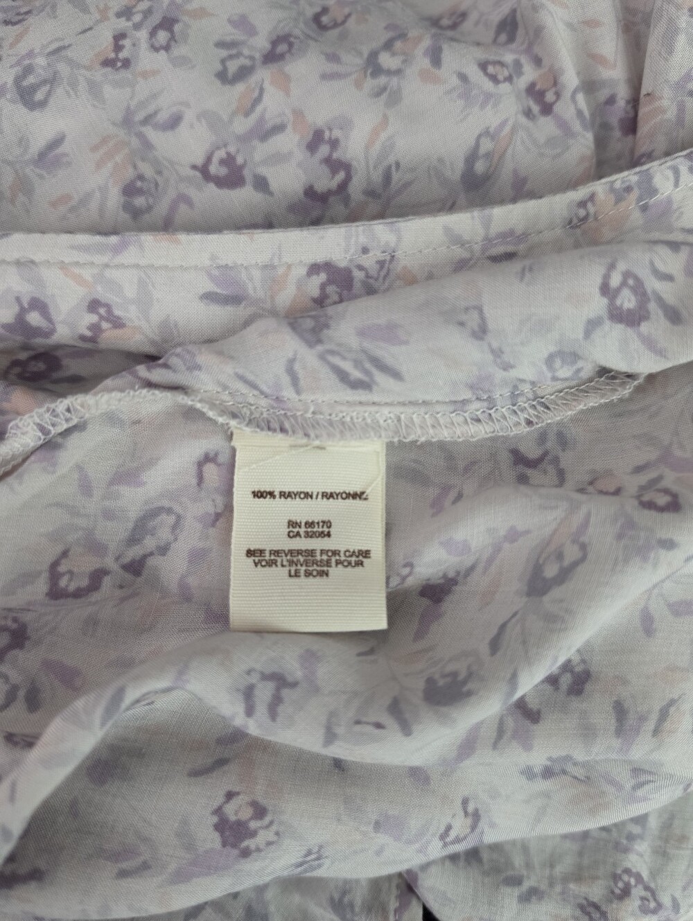 Free People Light Lilac Floral Extreme Wide-Leg Palazzo Pants Sz 12 - Picture 6 of 9